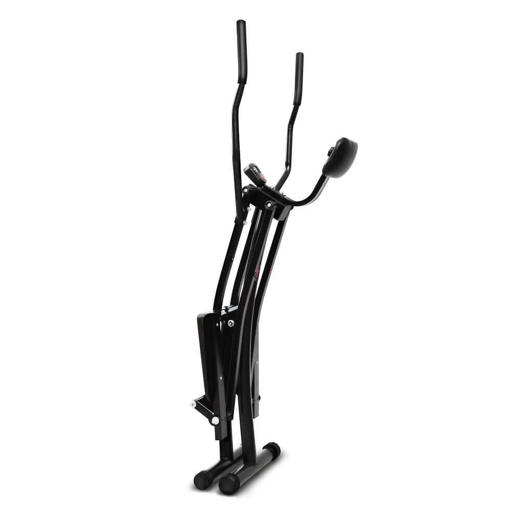 ?Sunny Health & Fitness Air Walk Trainer Glider Exercise Machine - Black