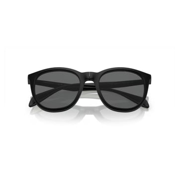 Gafas de sol con clip EA4211 Phantos de Emporio Armani para hombre, color negro mate