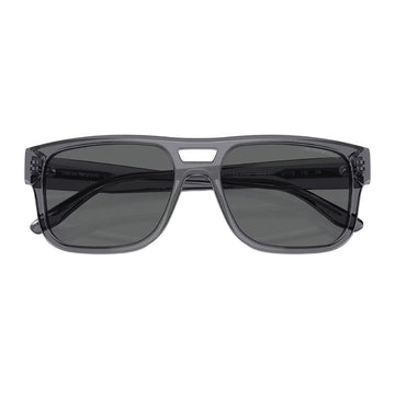 Gafas de sol de color liso con montura tipo almohada EA4197 de Emporio Armani para hombre