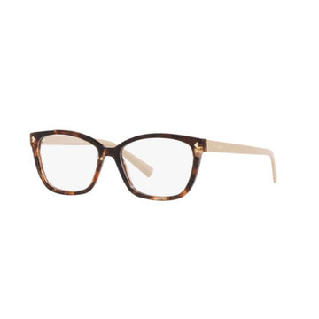 Prada Women's Rectangle Eyeglasses. Brown