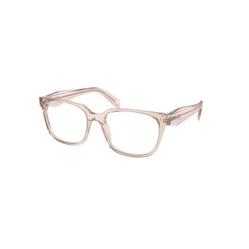 Prada Women's Rectangle Eyeglasses, Crystal Pink