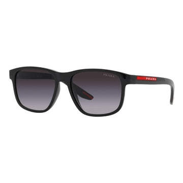 Prada Men's Square Sunglasses, Gray Gradient