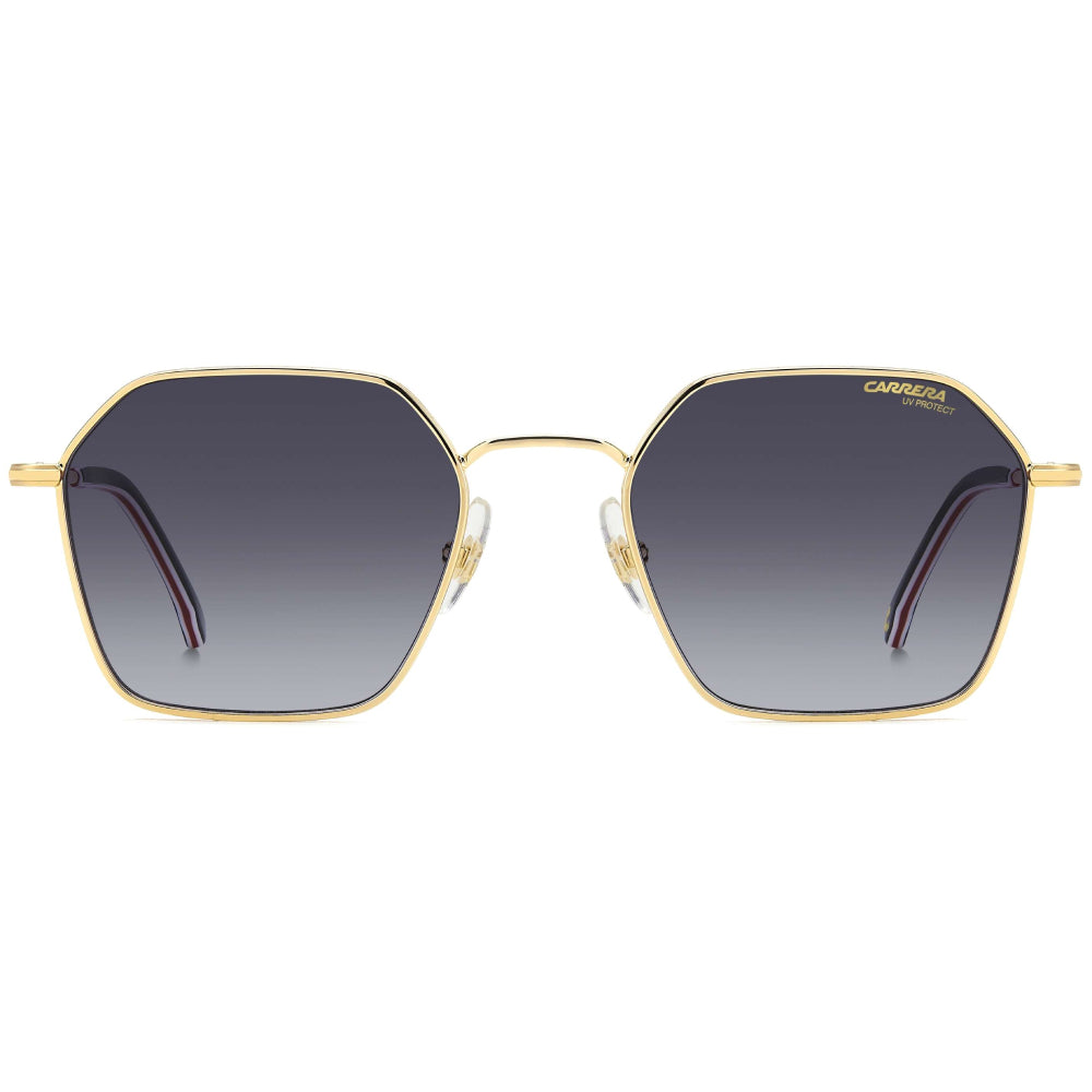 Carrera 334/S Men's Geometric Gradient Sunglasses - Gold/Dark Grey