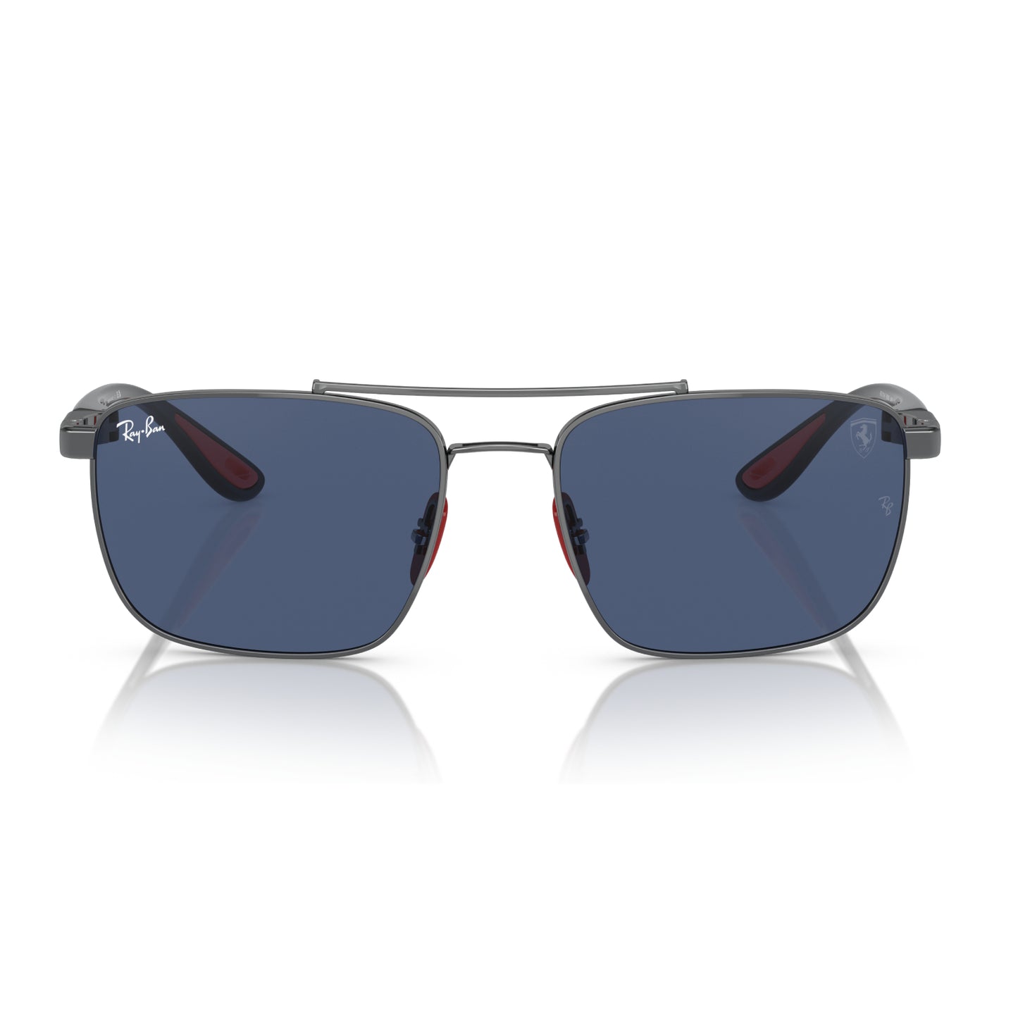 Gafas de sol clásicas cuadradas unisex Ray-Ban Scuderia Ferrari RB3715M