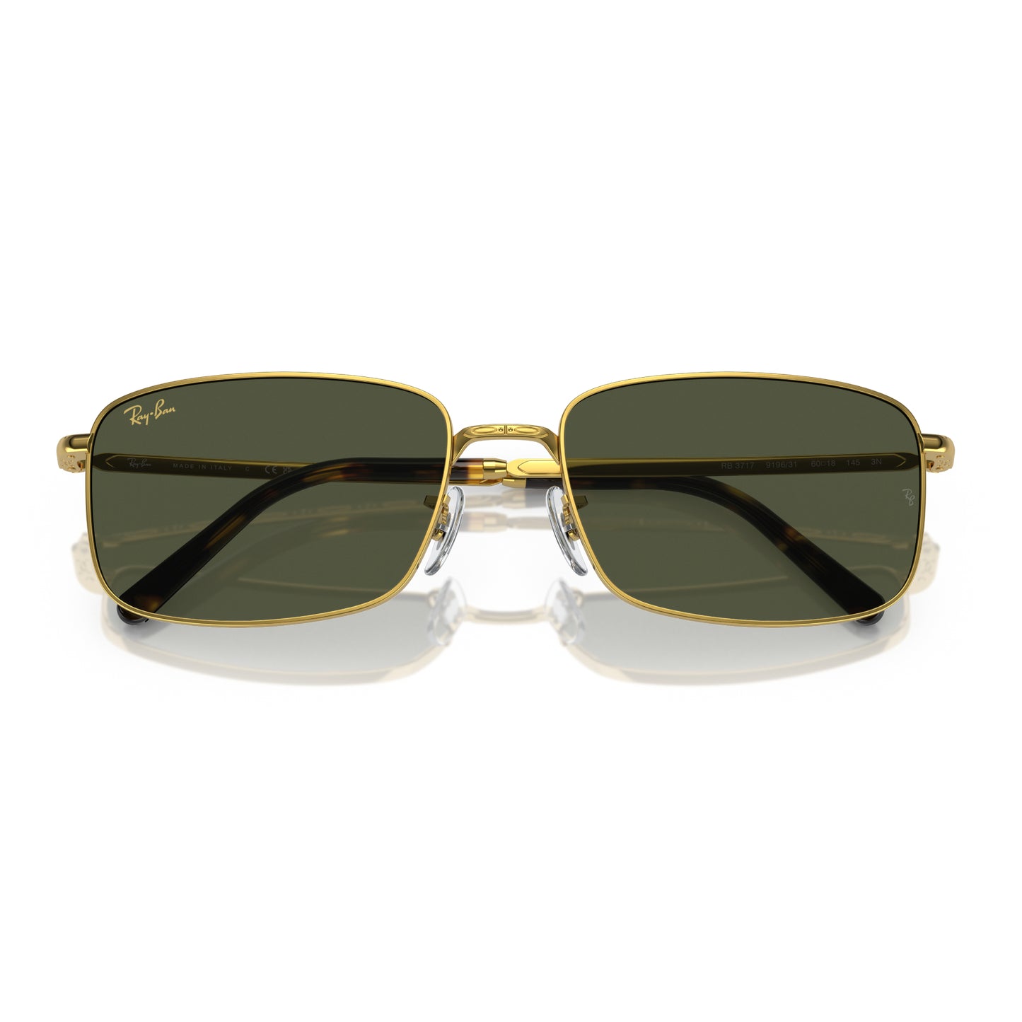 Gafas de sol unisex Ray-Ban RB3717 rectangulares clásicas