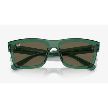 Ray-Ban Warren Bio-Based Unisex RB4396 Rectangle Solid Color Sunglasses