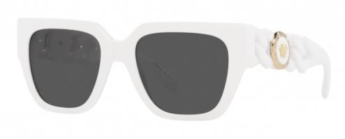 Versace 0VE4409 White Dark Grey Sunglasses