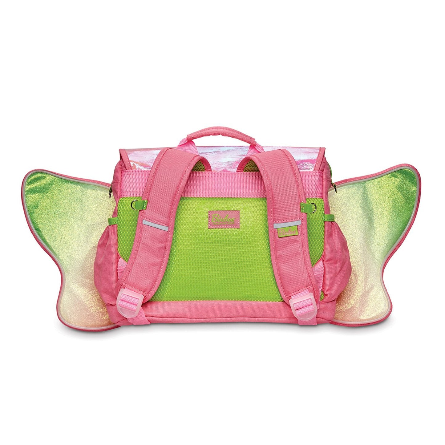 Bixbee 12" LED Fairy Flyer Small Backpack in Polyester - Pink