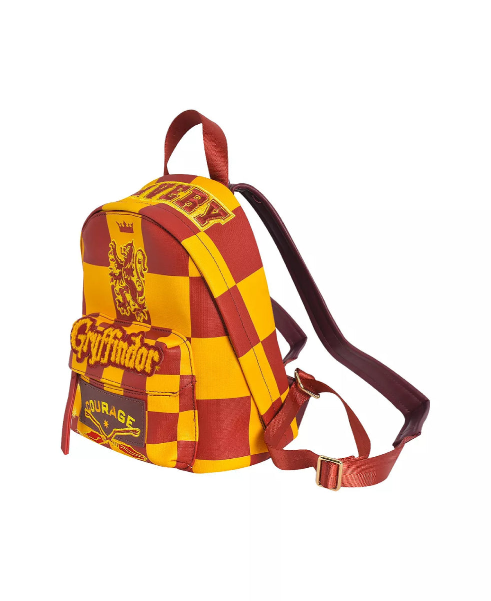 Mochila para mujer de la casa Gryffindor de Fred Segal X Harry Potter Checker - Roja