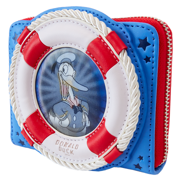 Lungefly Donald Duck 90th Anniversary Lenticular Zip Around Wallet