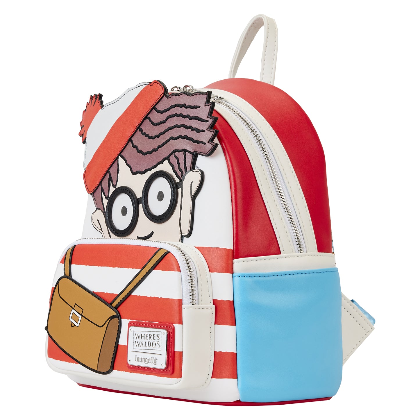 Loungefly Whereâ€™s Waldo 10" Cosplay Mini Backpack