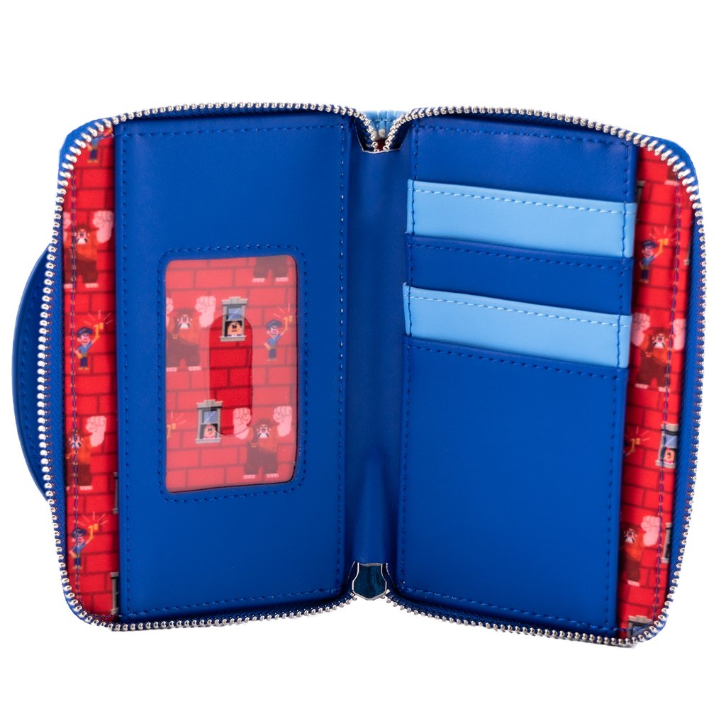 Loungefly Disney Wreck-It Ralph Fix It Felix Zip Around Wallet