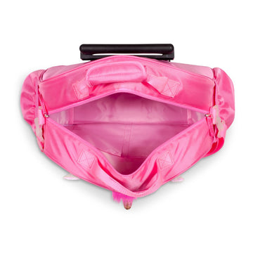 Equipaje de viaje pequeño Bixbee Unicorn, 2 ruedas, color rosa