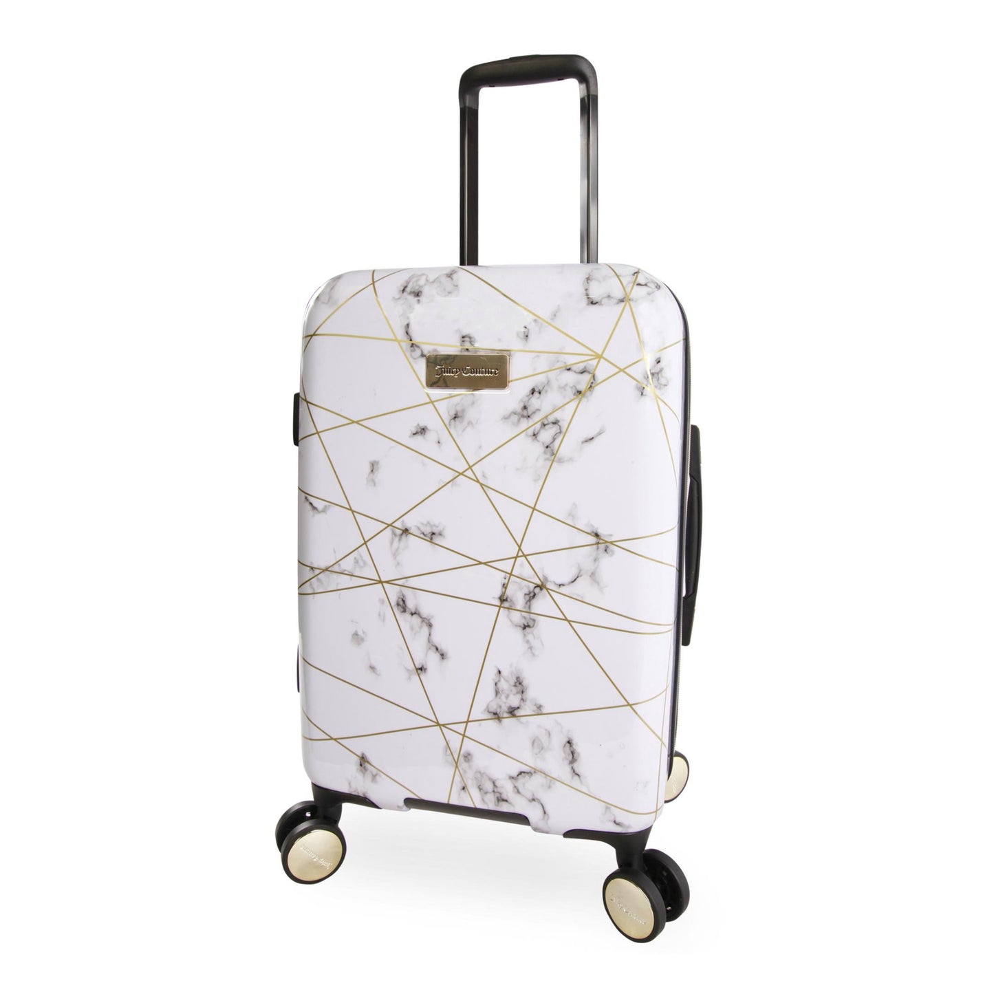 Juicy Couture Vivian 21" Spinner Luggage with Top and side handles - Marble Web