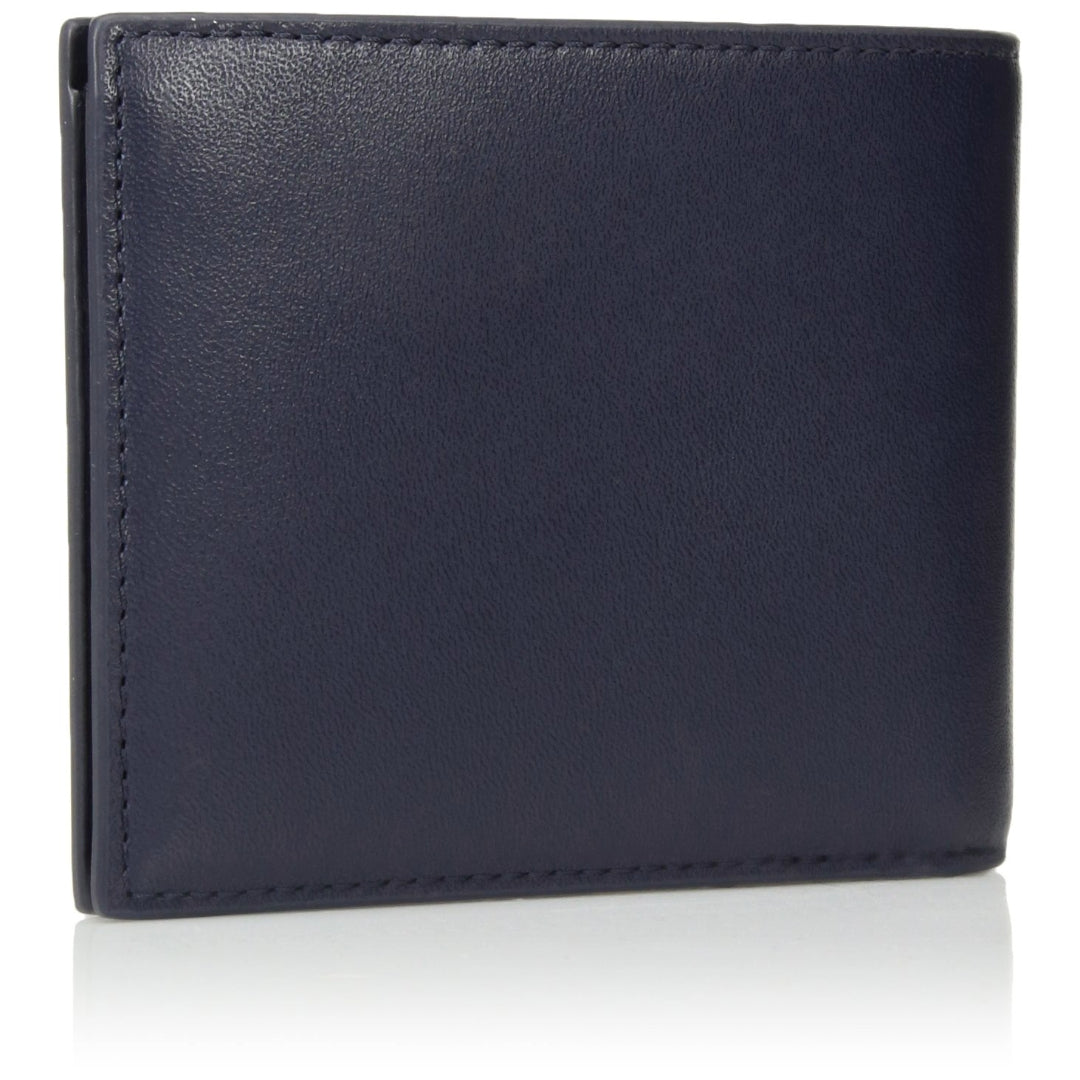 Billetera pequeña Fitzgerald de Lacoste para hombre, color azul marino