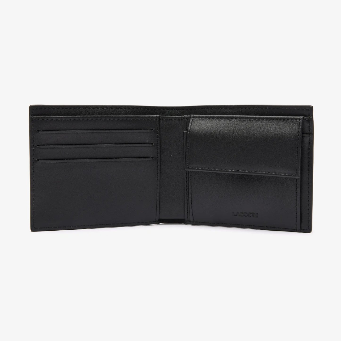 Lacoste Fitzgerald Medium Billfold Wallet - Black