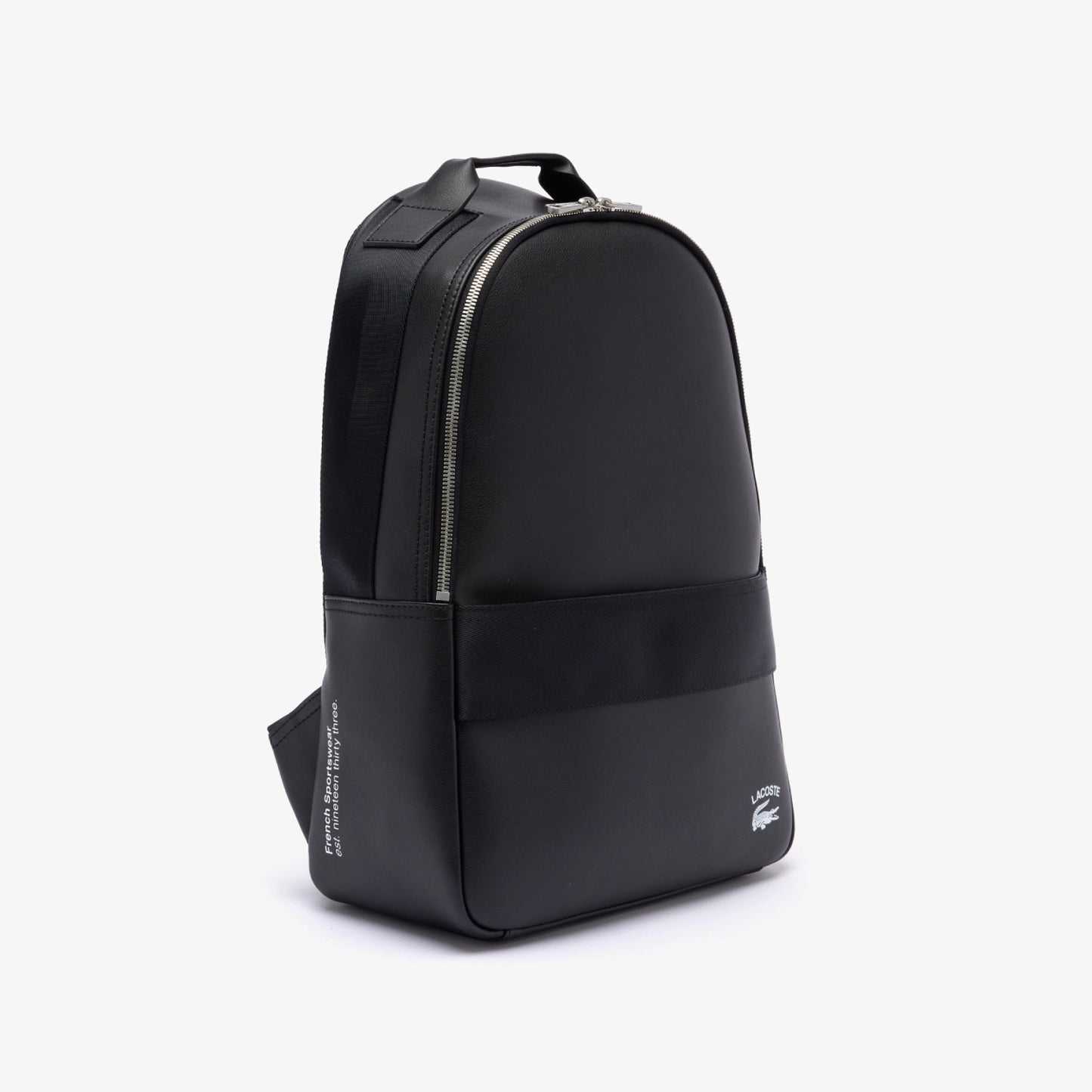 Lacoste Practice Leather Backpack - Black