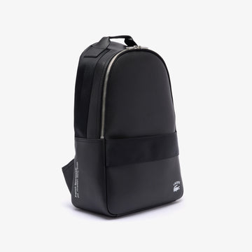 Lacoste Practice Leather Backpack - Black