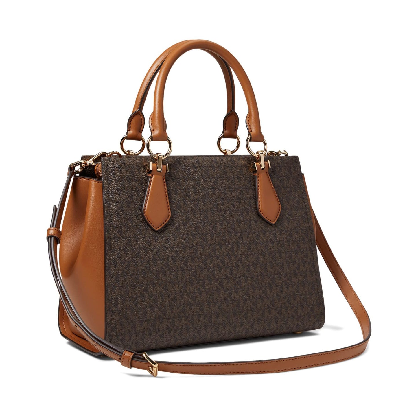 Michael Kors Marilyn Medium Satchel - Brown/Acorn