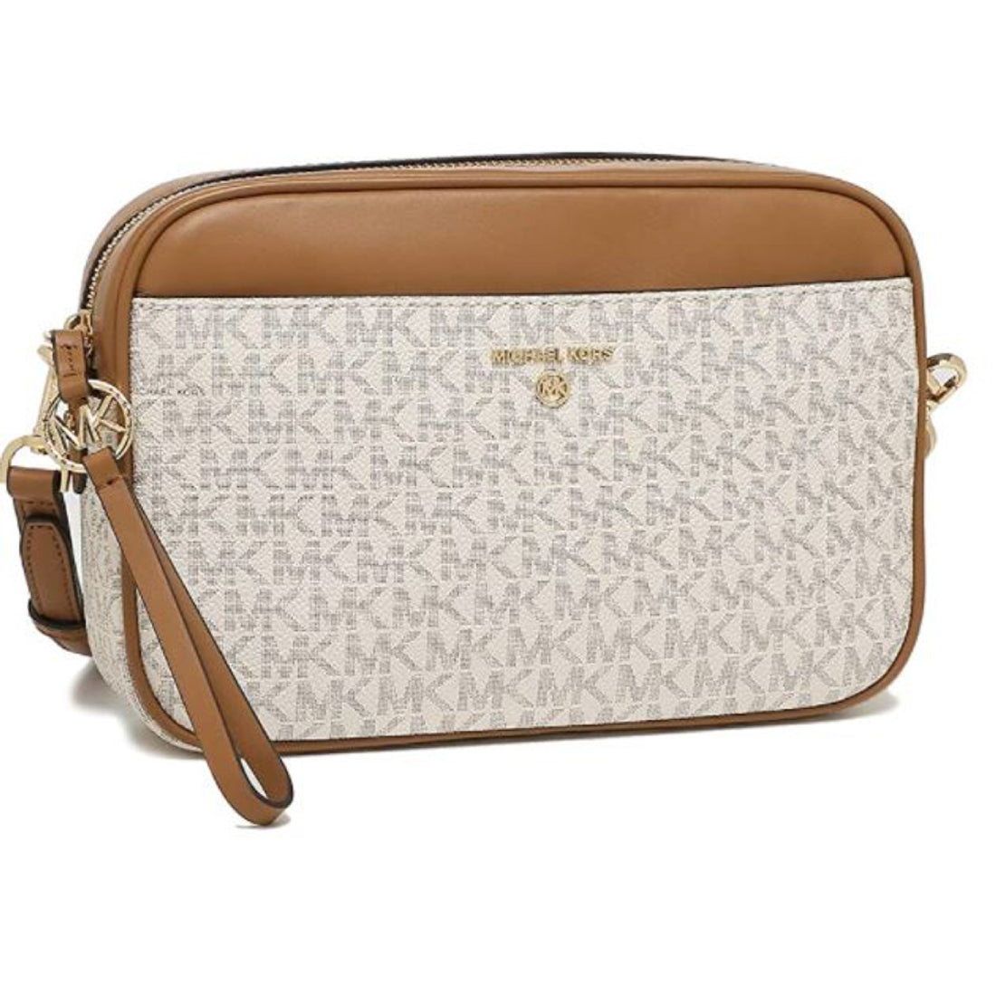 Michael Kors Jet Set Charm Camera Crossbody Bag - Vanilla