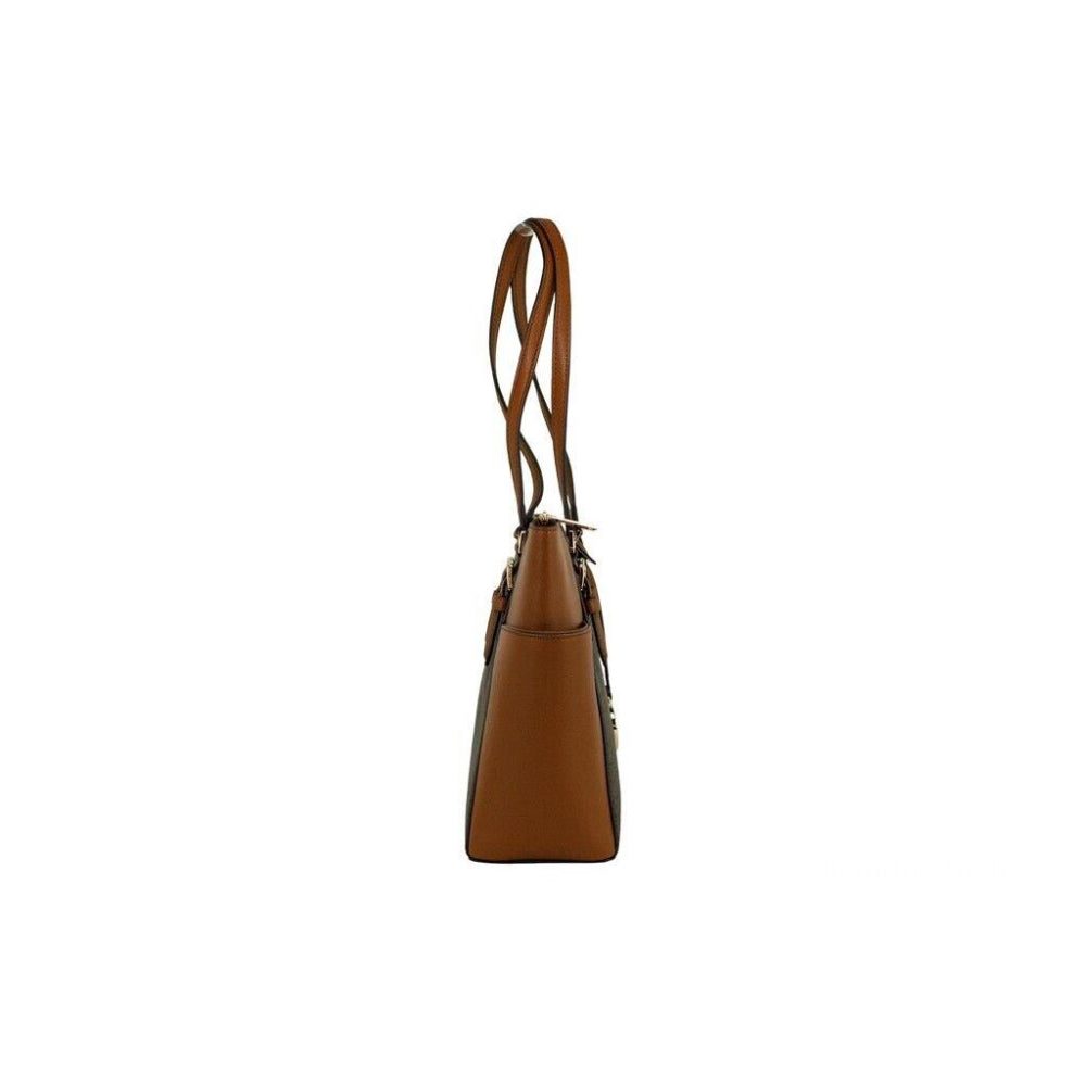 Michael Kors Charlotte Large Tote, Brown