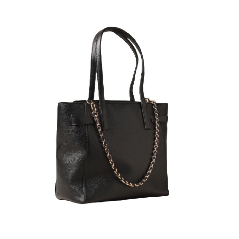 Michael Kors Carmen Large Tote Bag - Black/Gold