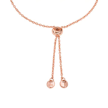 Michael Kors Heart-Cut Women's Slider Bracelet in 14K Rose Gold-Plated over Sterling Silver