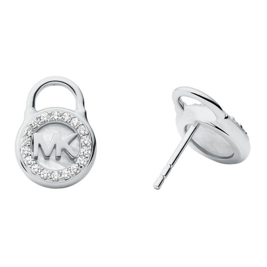 Pendientes con cierre de nácar para mujer de Michael Kors en plata de ley