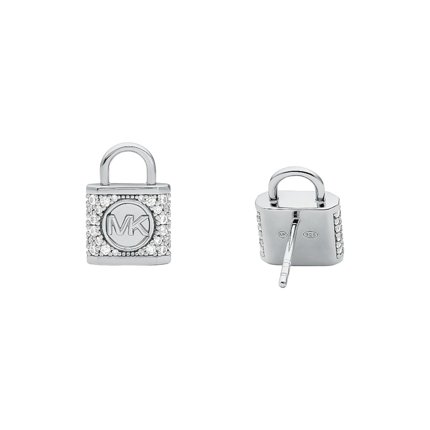 Michael Kors Women's Zirconia Stud Earrings in Sterling Silver