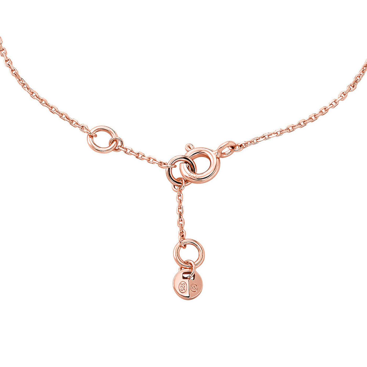 Michael Kors Women's Cubic Zirconia Bracelet in Rose Gold-Plating over Sterling Silver