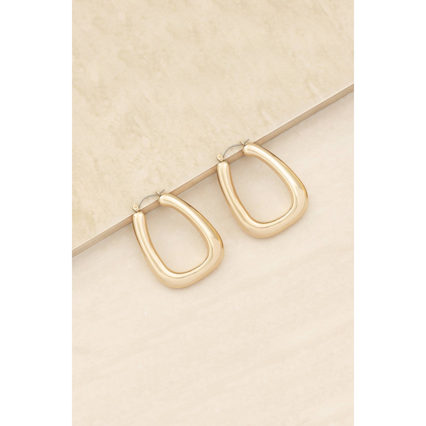 Ettika Women's Everybody Boss 18k Gold Plated Hoop Earrings