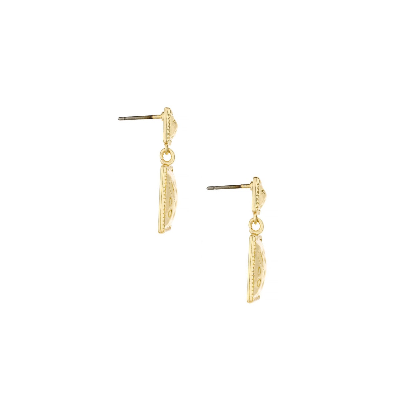 Ettika Women's Repeated Square 18k Gold Plated Dangle Earrings