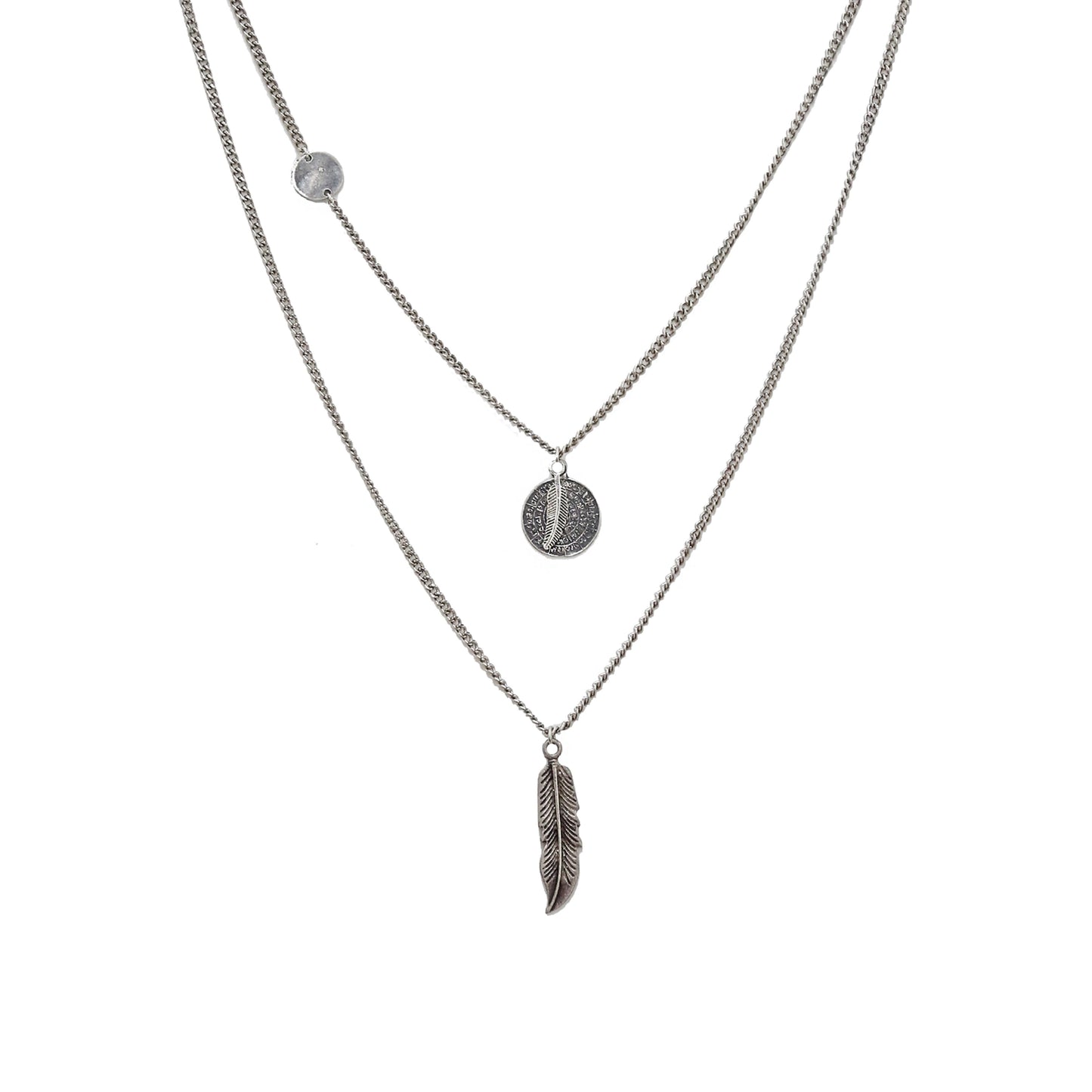 Mr. Ettika Double Layered Charm Necklace