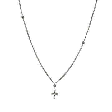 Mr. Ettika Cross Pendant Necklace in Metal