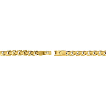 Pulsera de eslabones para hombre de Bulova, color dorado