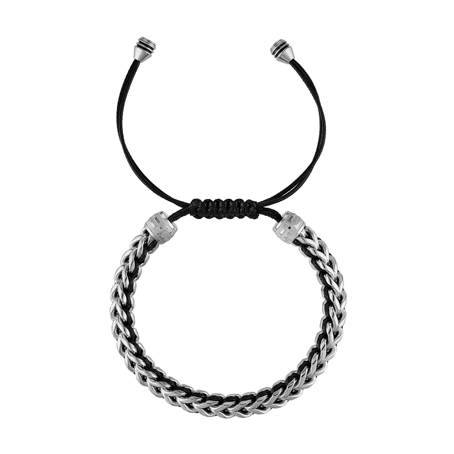 Pulsera clásica de hombre Bulova Bolo - Negro/Plata