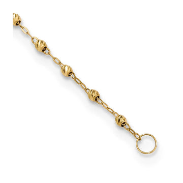 Quality Gold Women's Rosary Necklace in 14K Yellow Gold