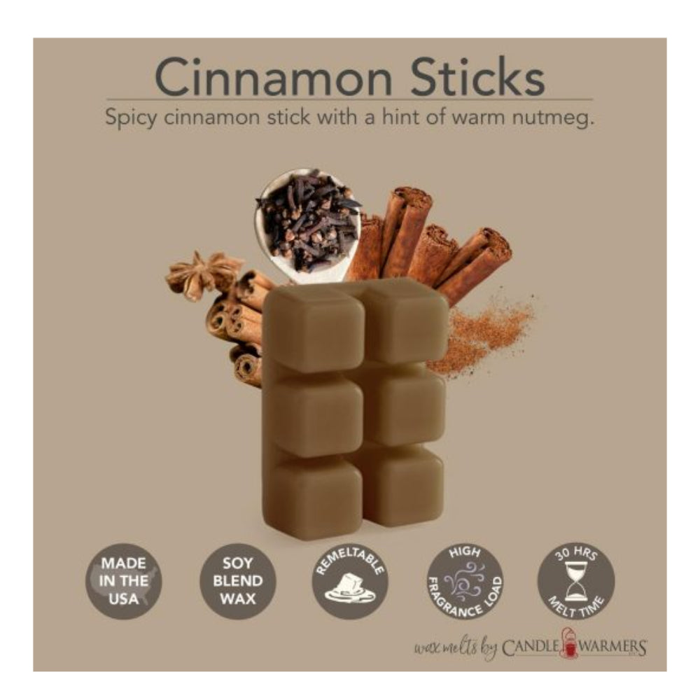 Candle Warmers 2.5 oz Classic Wax Melts - Cinnamon Sticks