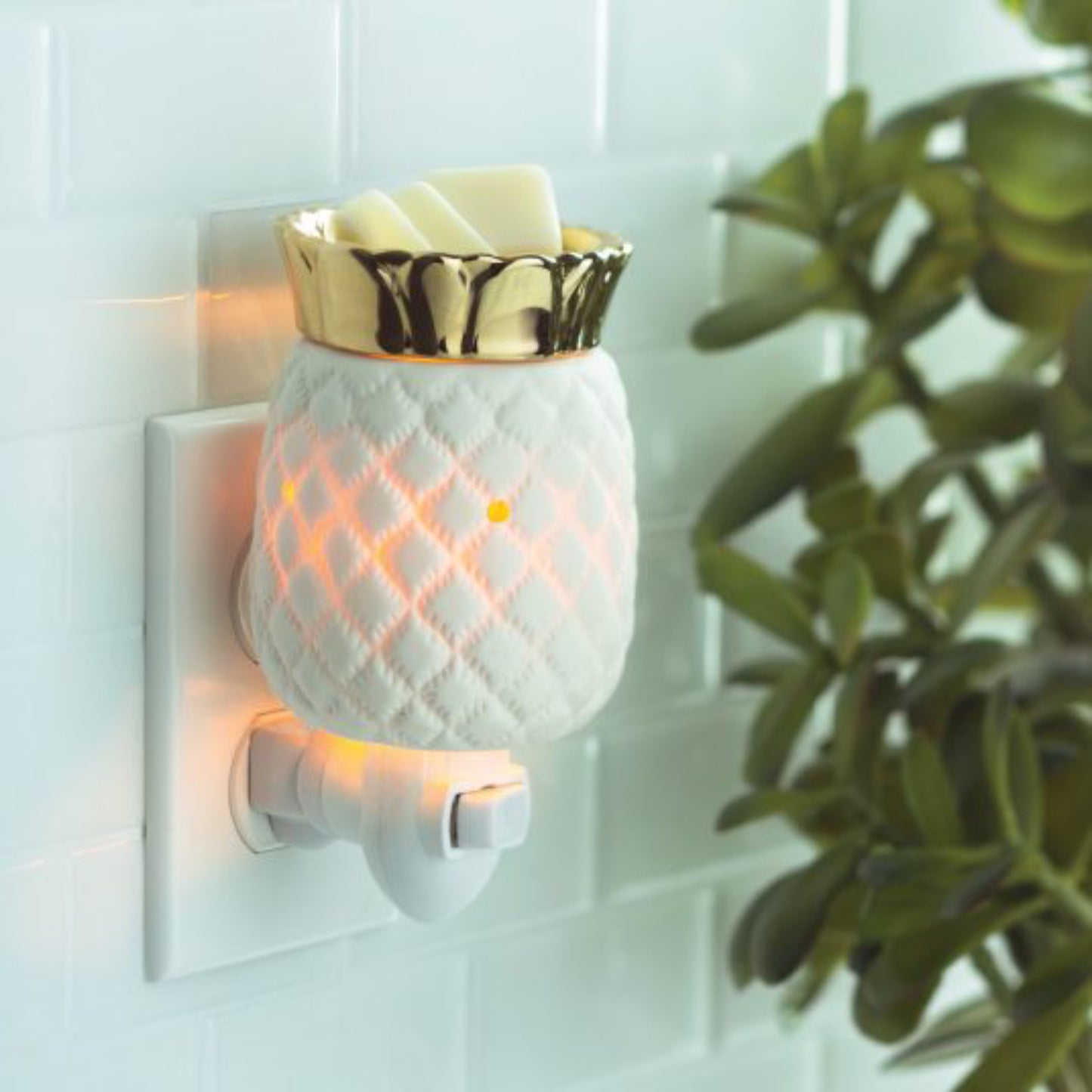 Candle Warmers Pluggable Fragrance Warmer - Pineapple