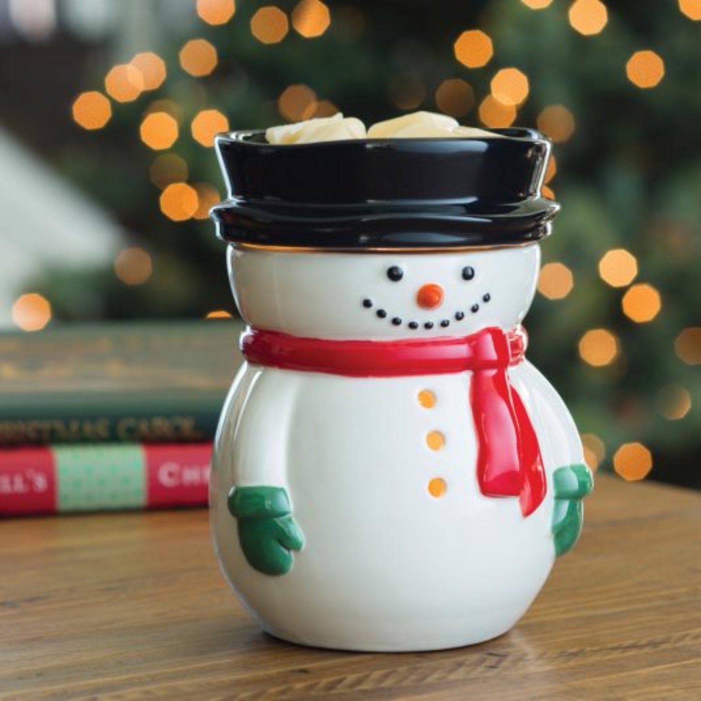 Candle Warmers Frosty Illumination Fragrance Warmer - White