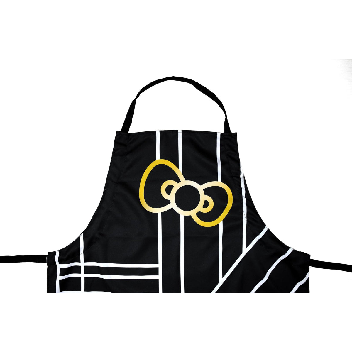 Hello Kitty Pinache Adult Kitchen Apron - Black/Gold– Curacao