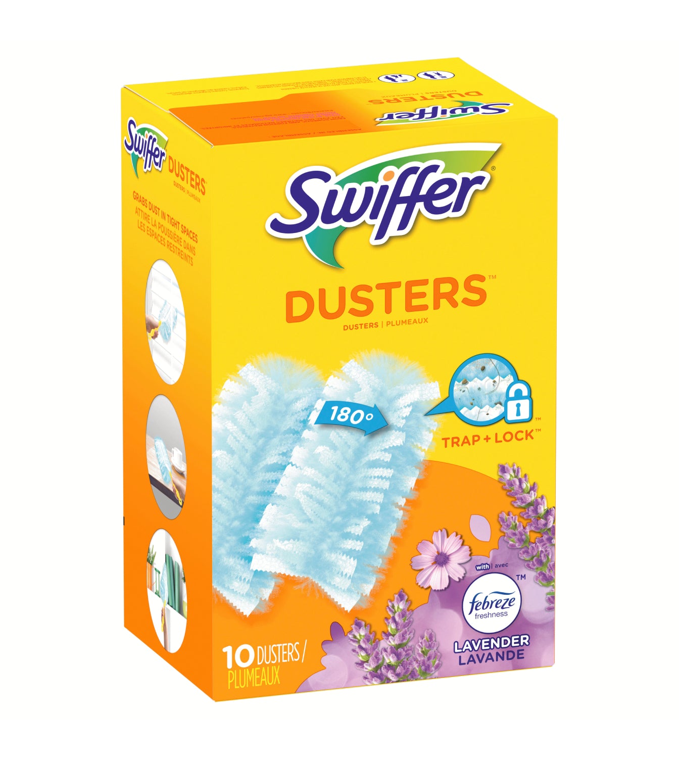 Recambios para plumeros multisuperficie Swiffer Dusters con aroma a lavanda Febreze (10 unidades)