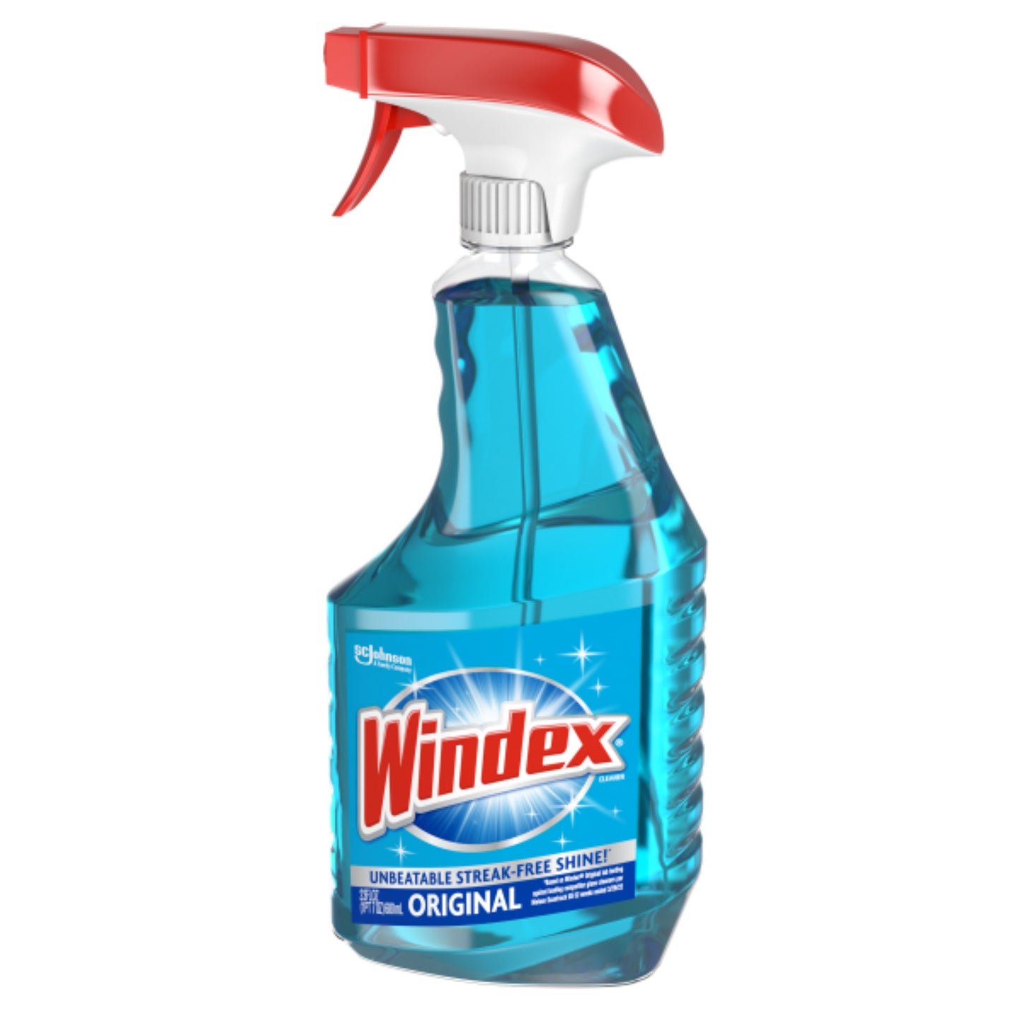 Limpiador de vidrio Windex original, botella rociadora azul de 23 oz