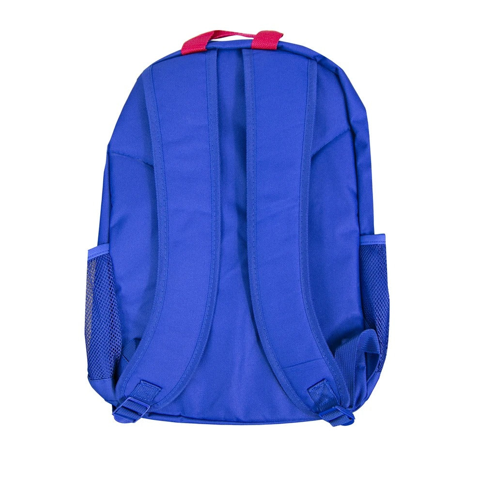 Mochila Icon Sports Vertigo FC Barcelona de 21 pulgadas, azul y rojo 