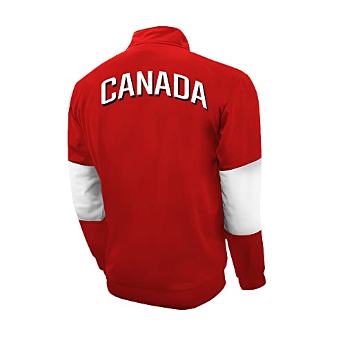 Chaqueta deportiva pequeña de fútbol canadiense con cremallera completa de Icon Sports