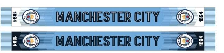 Icon Sports Manchester City Facet Reversible Fringe Scarf