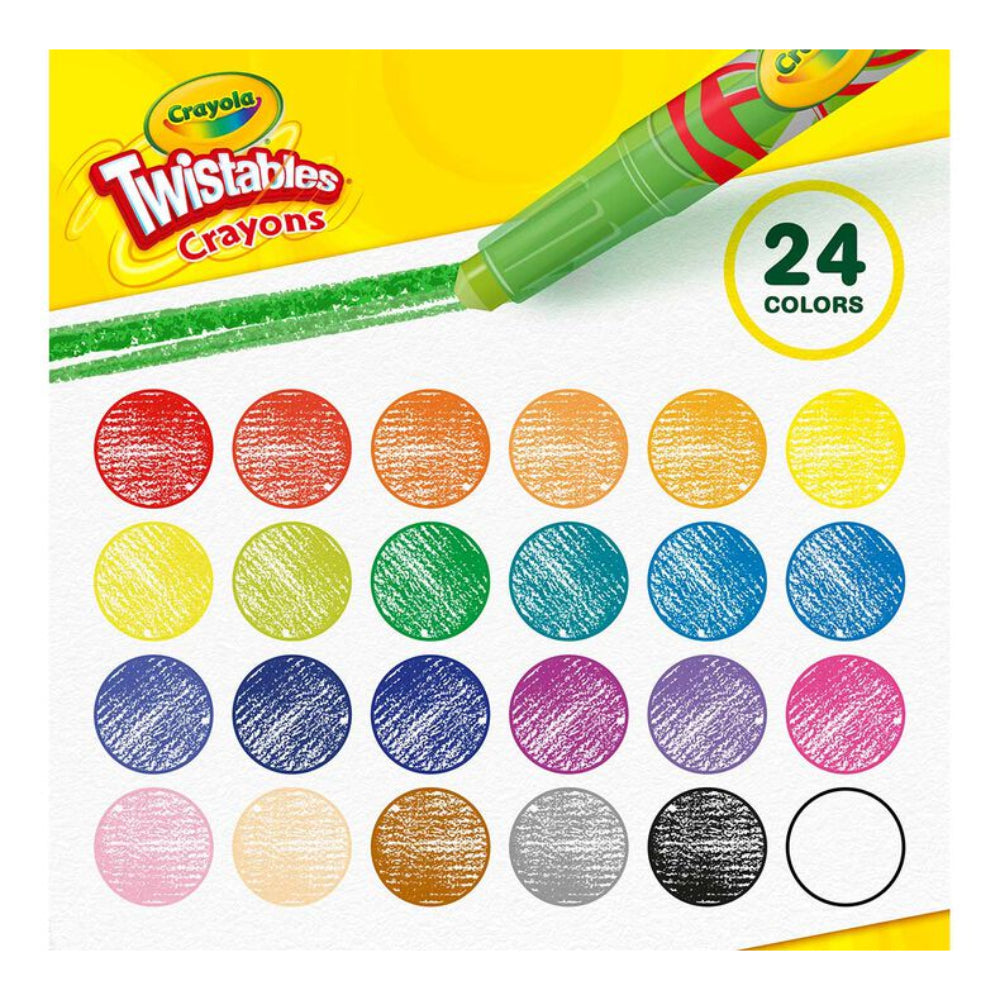 Crayola Crayons Mini Twistables (24-Pieces)