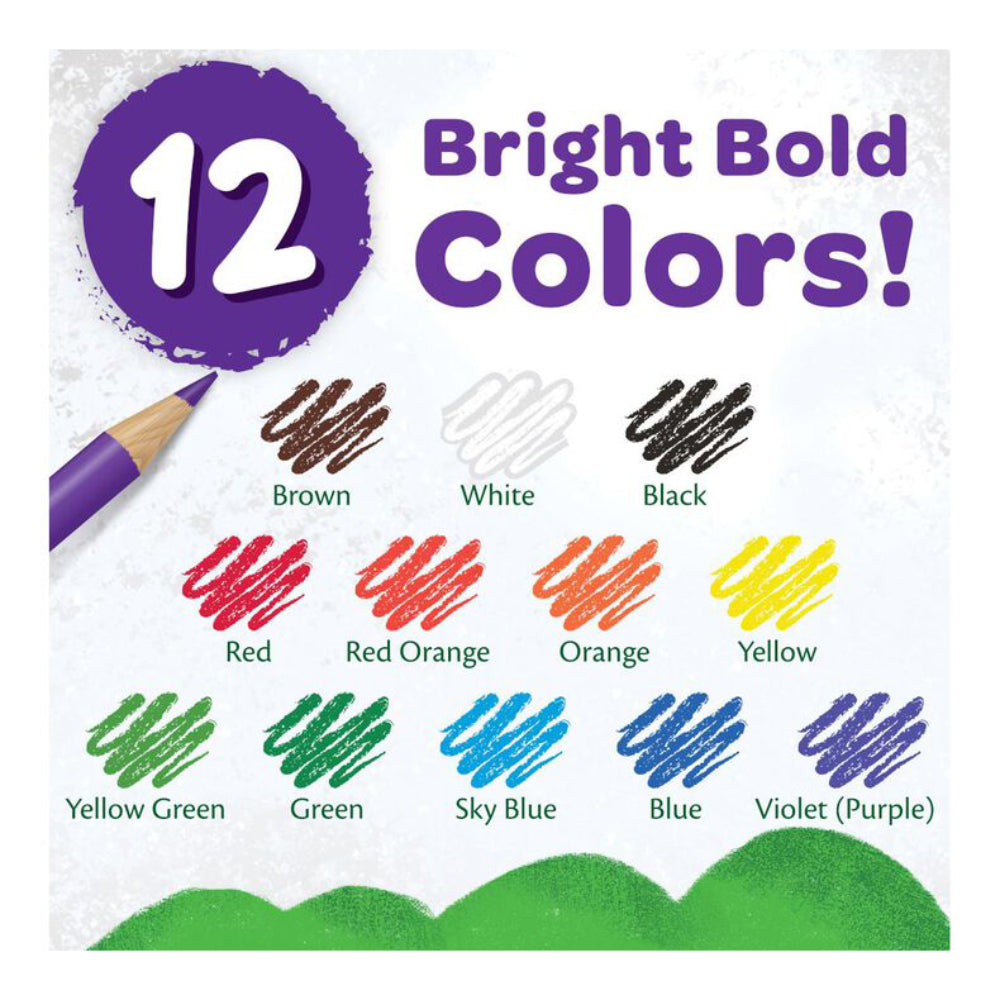 Lápices de colores Crayola (12 piezas)