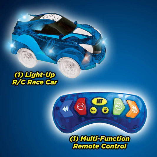 As Seen on TV Magic Tracks Turbo Racing Car with Remote Control & 10 ft Glow Track - Curacao