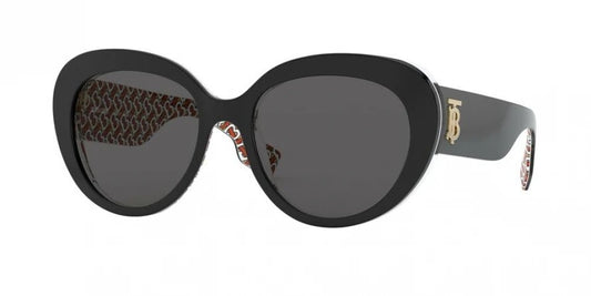 Burberry Top Black on Print Women's Sunglasses